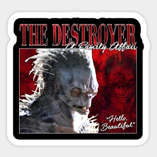 The Destroyer Retro Sticker